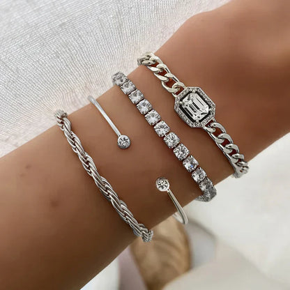 Bliss - Radiant 18K Gold Bracelet Set